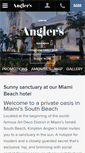 Mobile Screenshot of anglershotelmiami.com